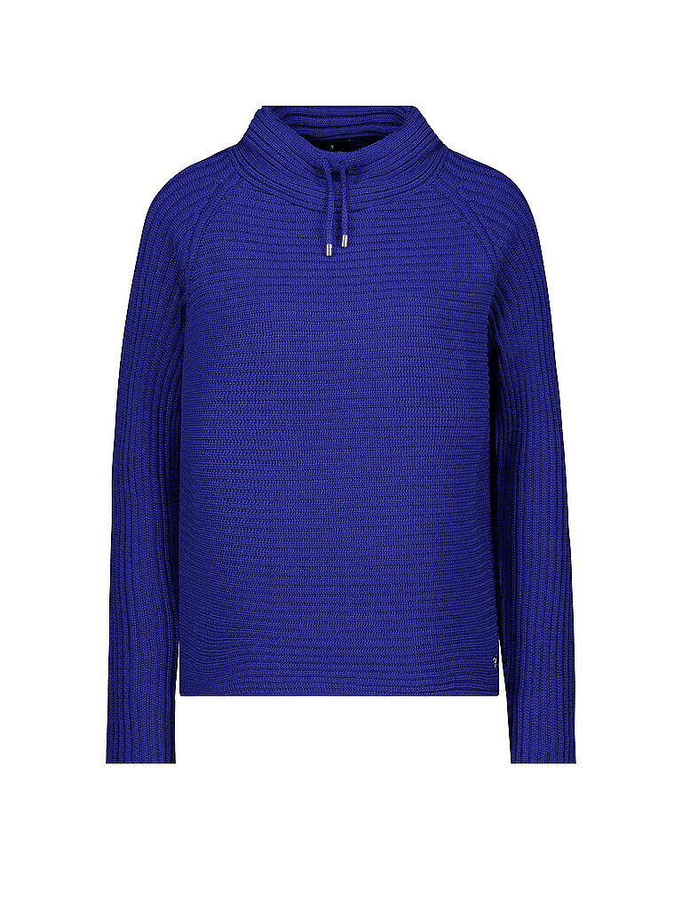 monari Jersey de cuello alto azul