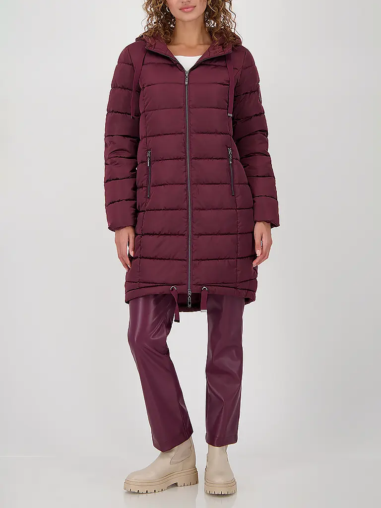 MONARI | Abrigo acolchado | Rojo oscuro