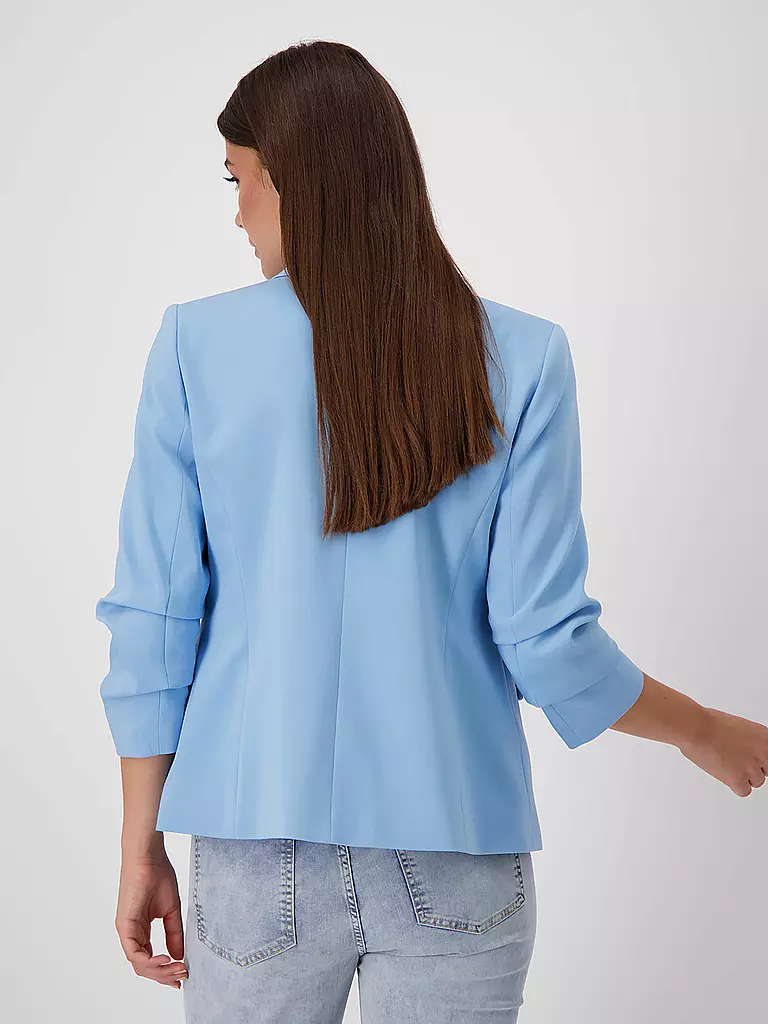 MONARI | Blazer de punto de jersey | Azul