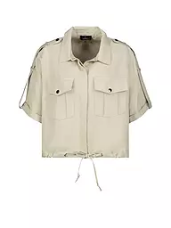 MONARI | Blusa camisera | Crema