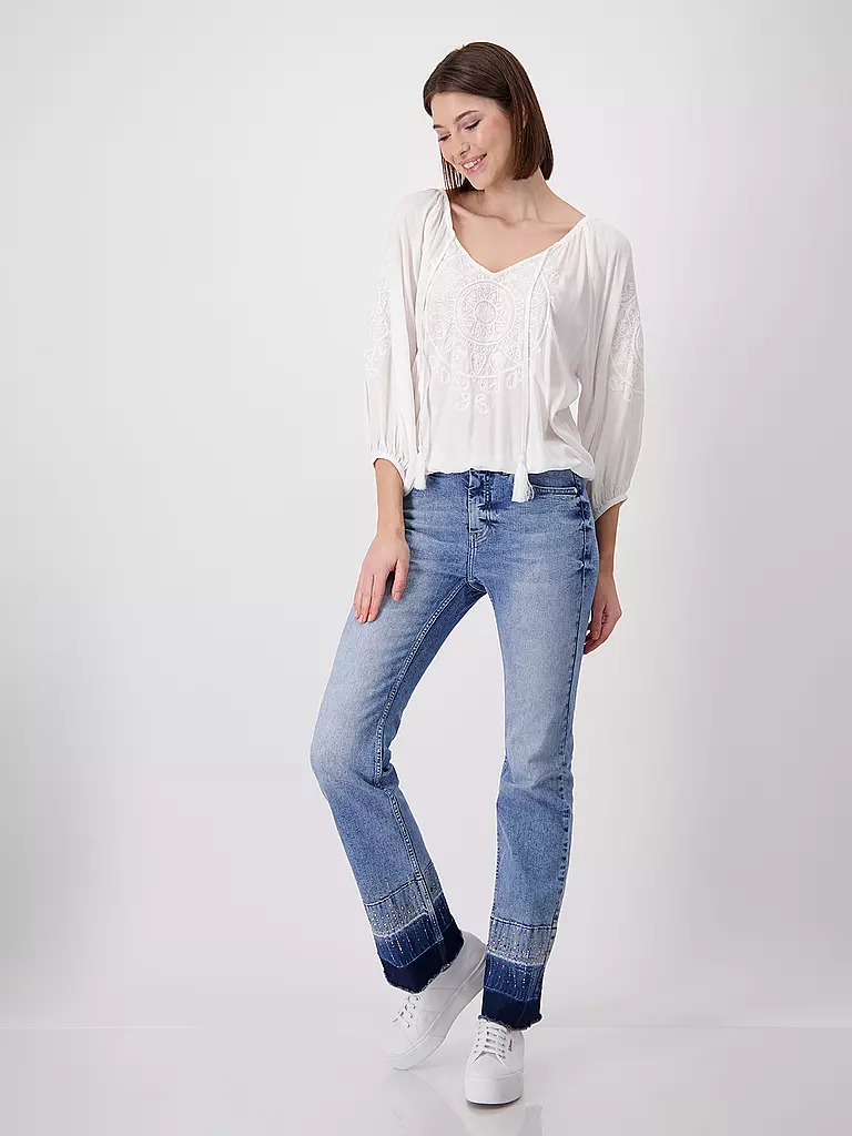 MONARI | Bluse | Blanco