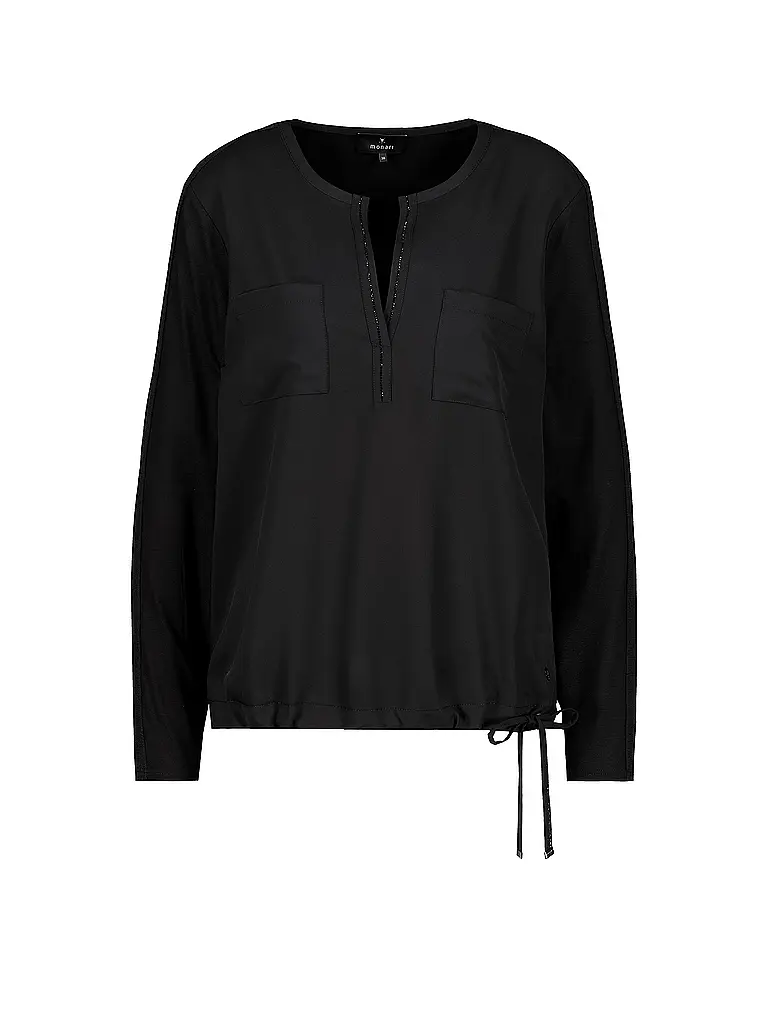 MONARI | Blusenshirt | Negro