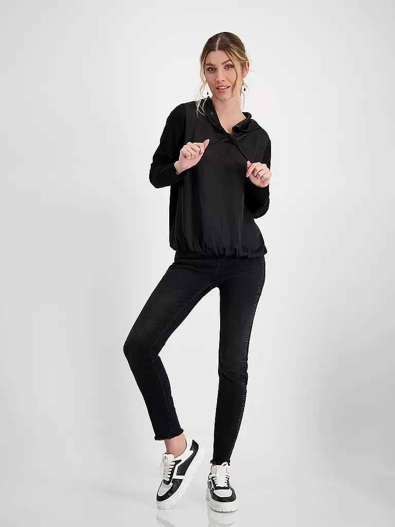MONARI | Blusenshirt | Negro