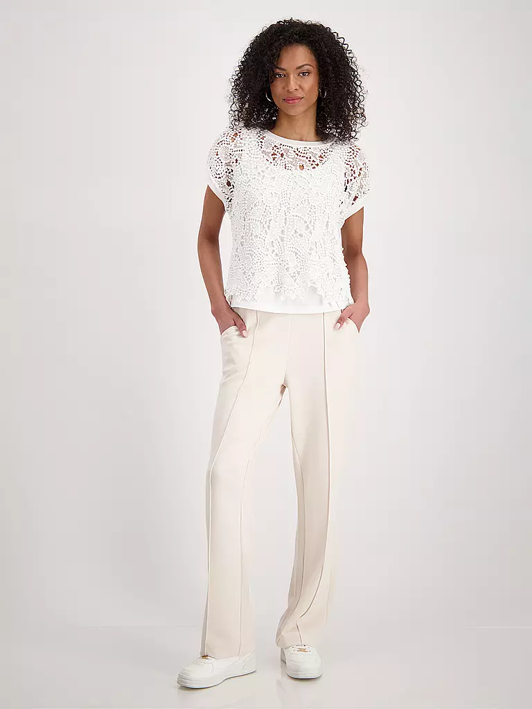 MONARI | Blusenshirt | Crema