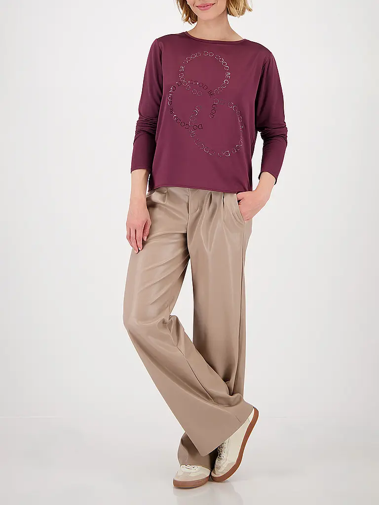 MONARI | Blusenshirt | Rojo oscuro