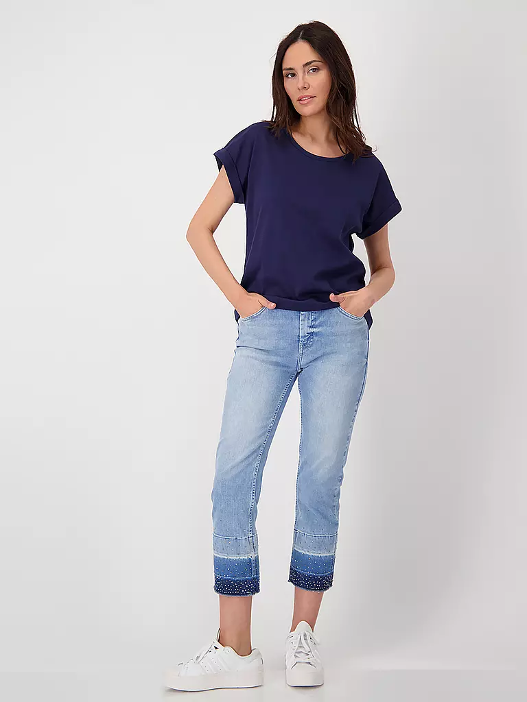 MONARI | Blusenshirt | Azul oscuro