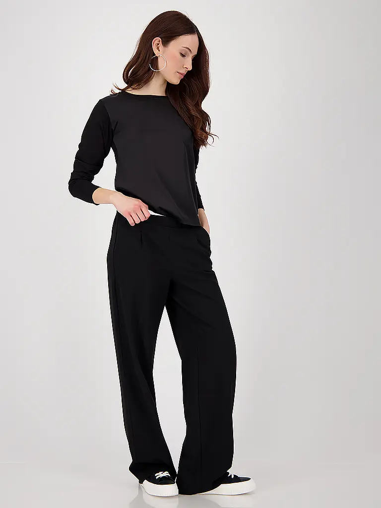 MONARI | Blusenshirt | Negro