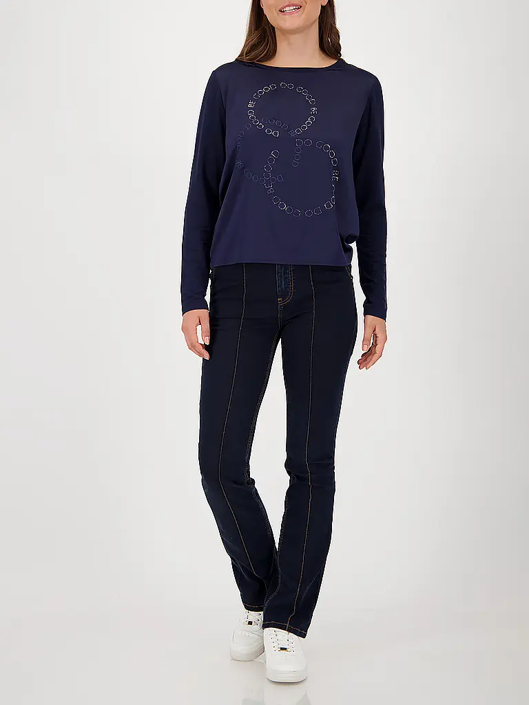 MONARI | Blusenshirt | Azul oscuro