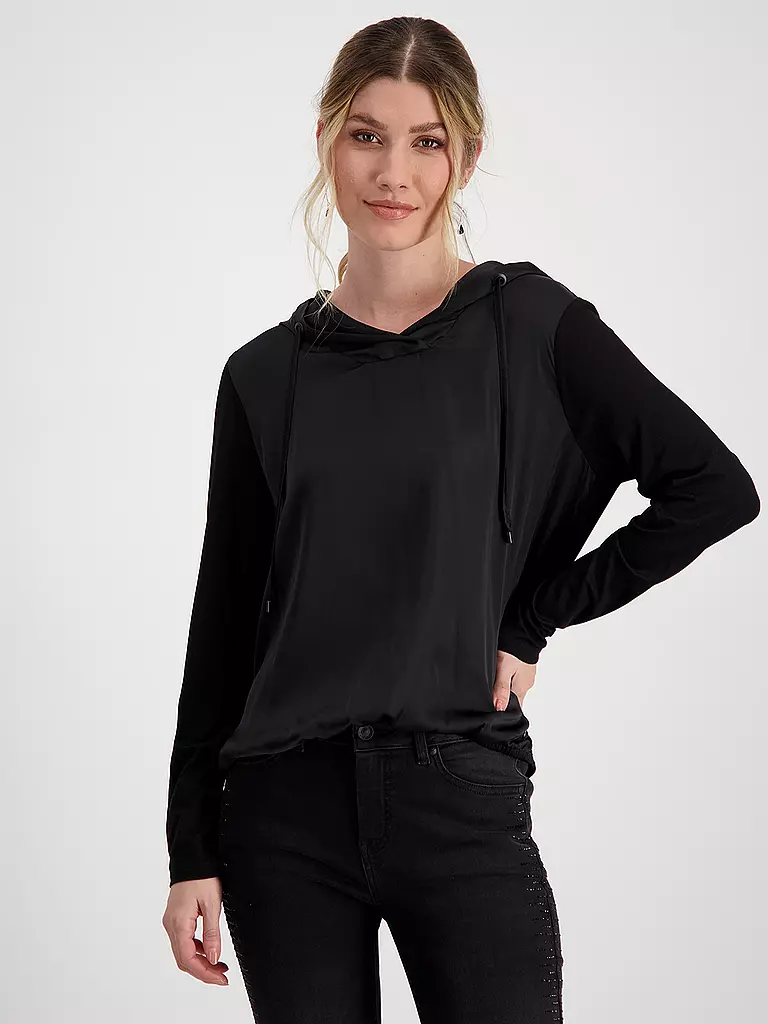 MONARI | Blusenshirt | Negro