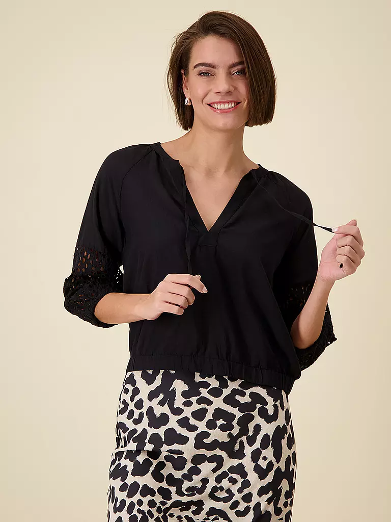 MONARI | Blusenshirt | Negro