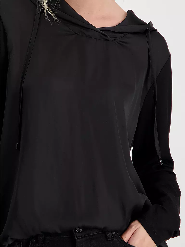 MONARI | Blusenshirt | Negro