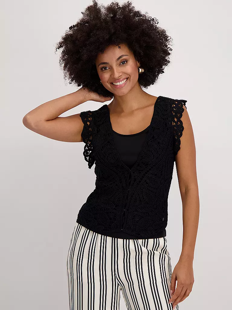 MONARI | Cárdigan | Negro
