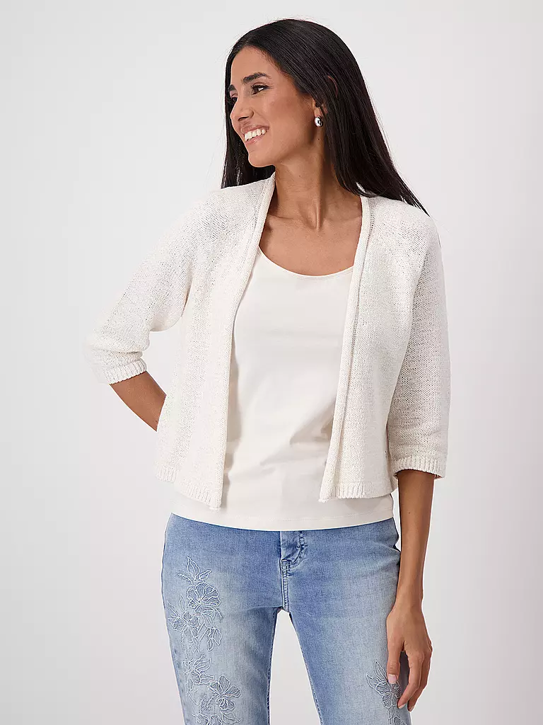 MONARI | Cárdigan | Crema