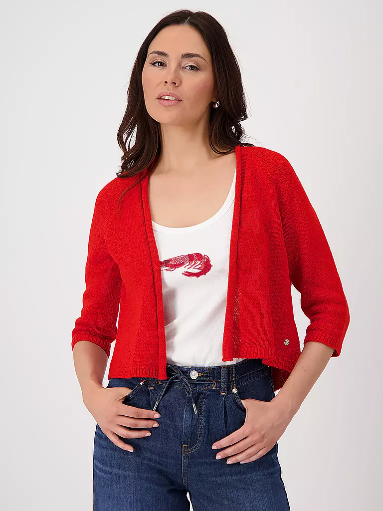 MONARI | Cárdigan | Rojo