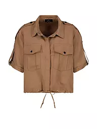 MONARI | Blusa camisera | Camel