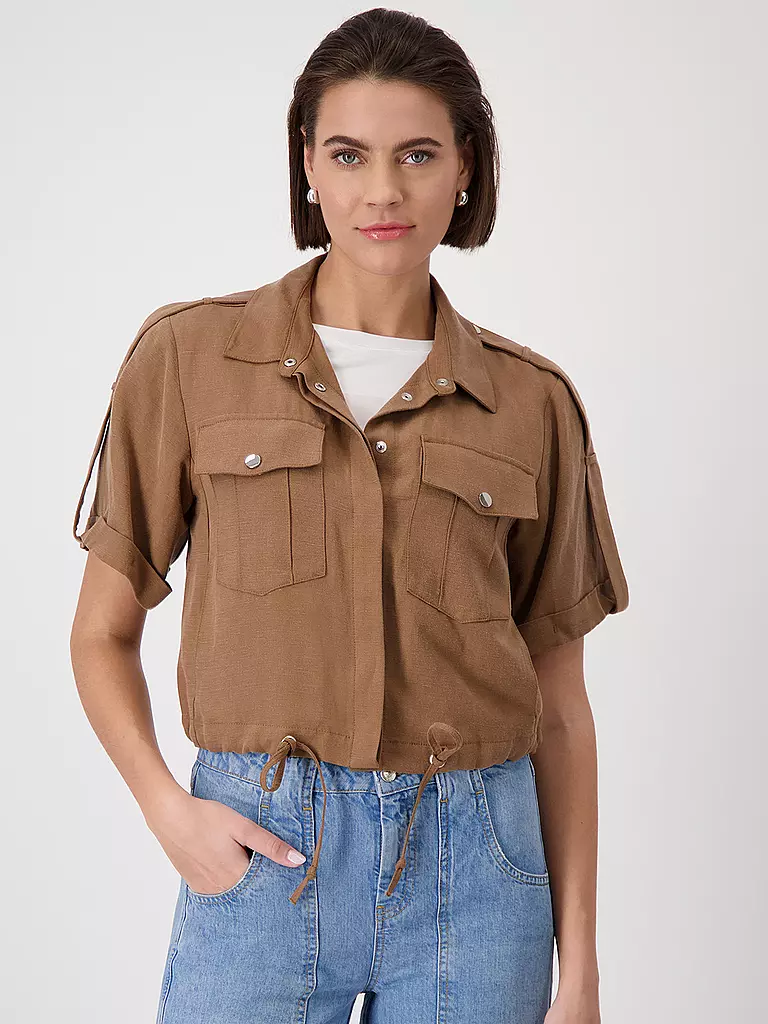 MONARI | Camisa blusa | Camel