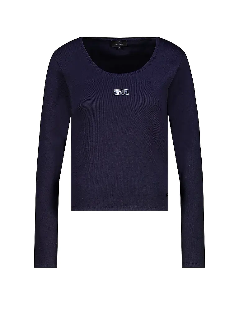 MONARI | Camiseta de manga larga | Azul oscuro