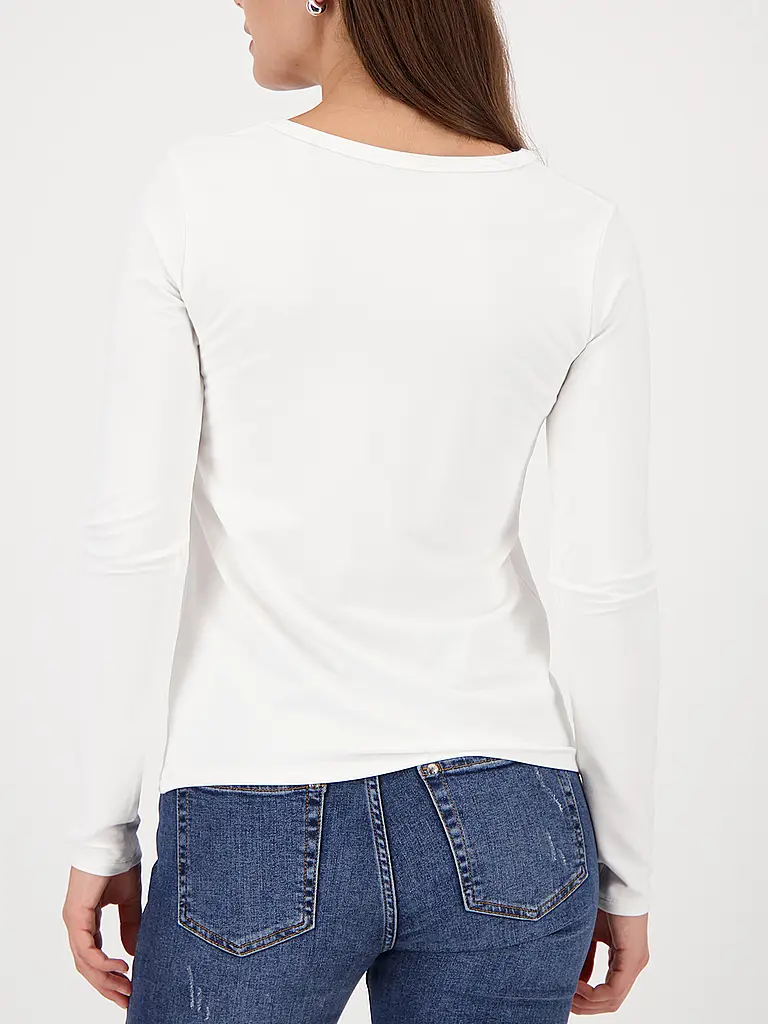 MONARI | Camiseta de manga larga | Crema