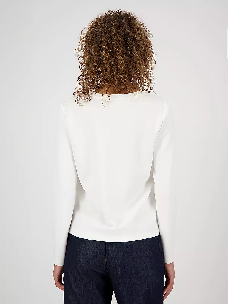 MONARI | Camiseta de manga larga | Blanco