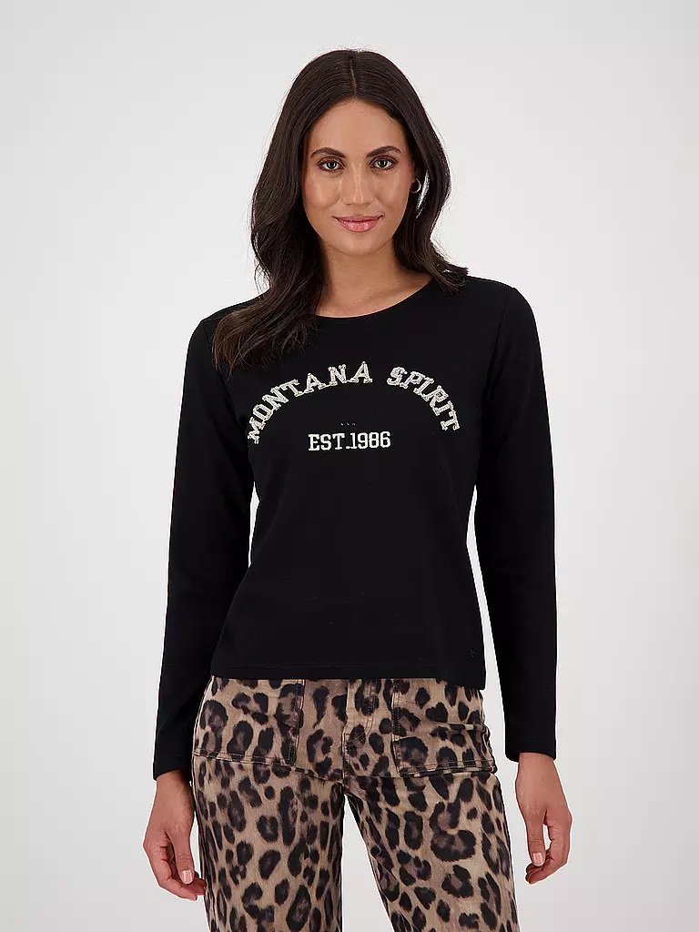 MONARI | Camiseta de manga larga | Negro