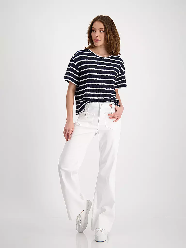 MONARI | Camiseta | Azul oscuro