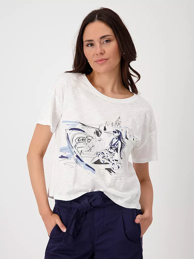 MONARI | Camiseta | Azul oscuro