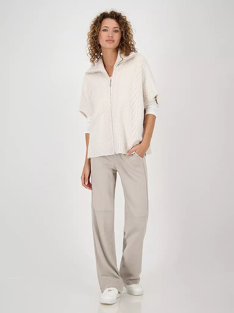 MONARI | Capa - Poncho | Crema