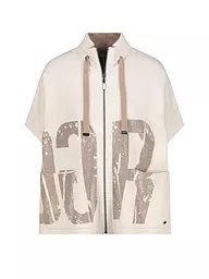 MONARI | Capa reversible - Poncho | Crema