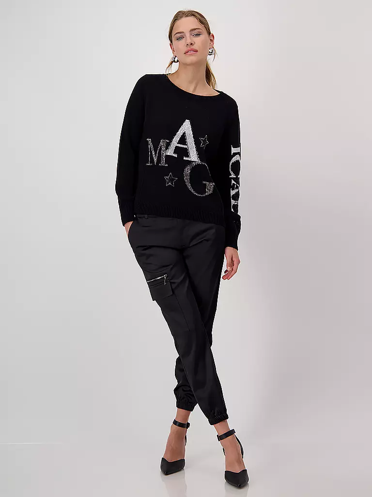 MONARI | Cargohose | Negro