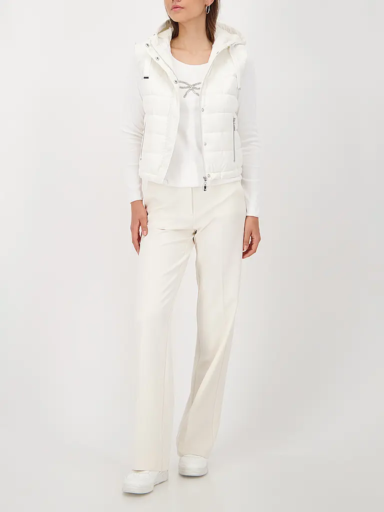 MONARI | Chaleco acolchado | Crema