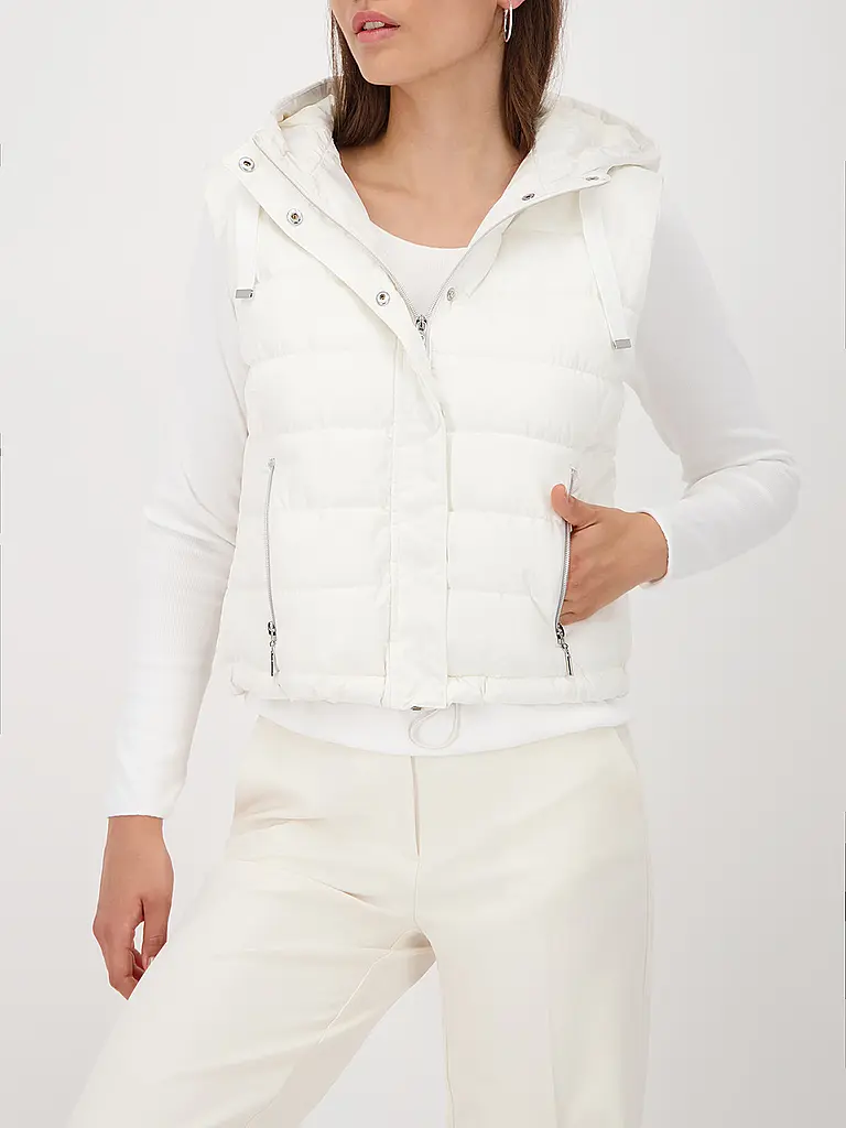 MONARI | Chaleco acolchado | Crema