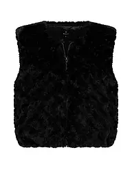 MONARI | Chaleco con aspecto de piel | Negro