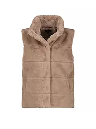 MONARI | Chaleco con aspecto de piel | Camel