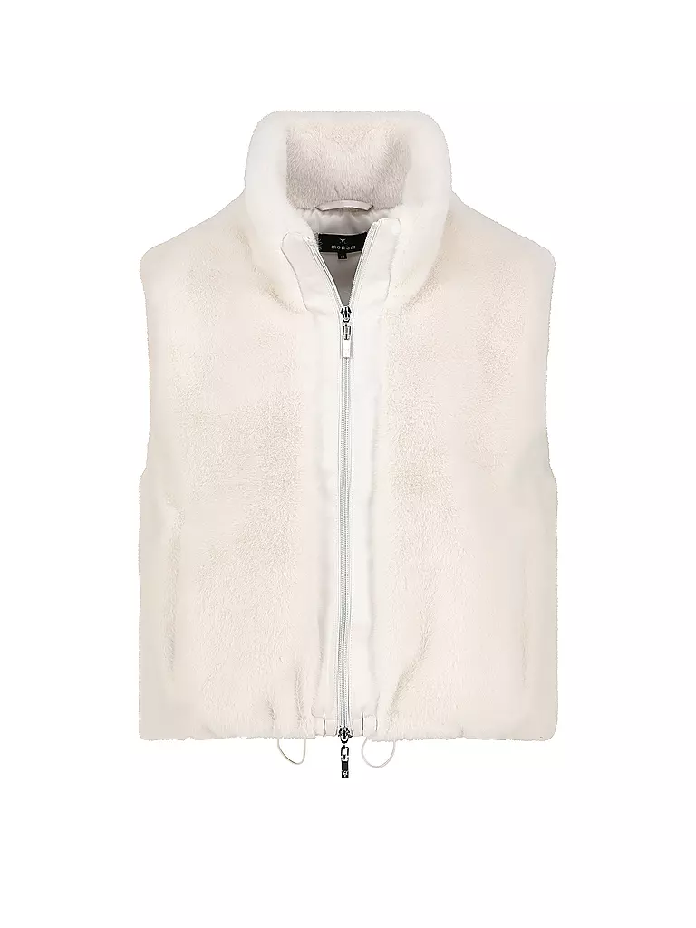 MONARI | Chaleco con aspecto de piel | Crema