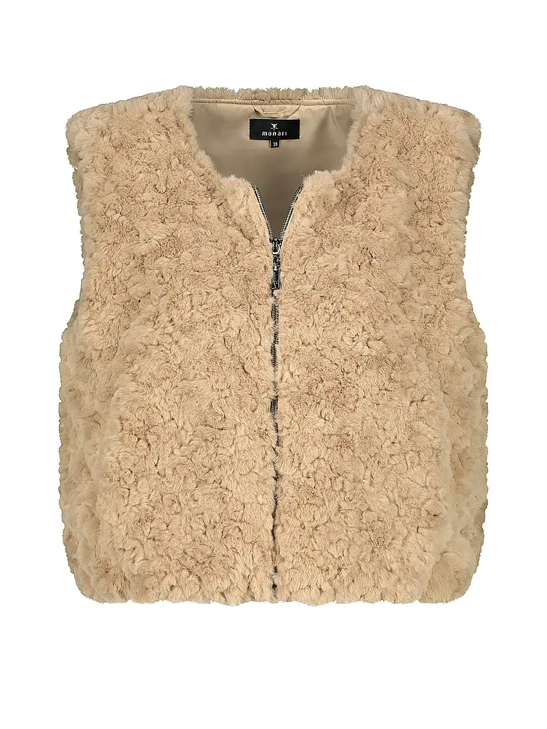 MONARI | Chaleco con aspecto de piel | camel
