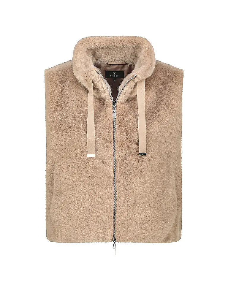MONARI | Chaleco con aspecto de piel | beige