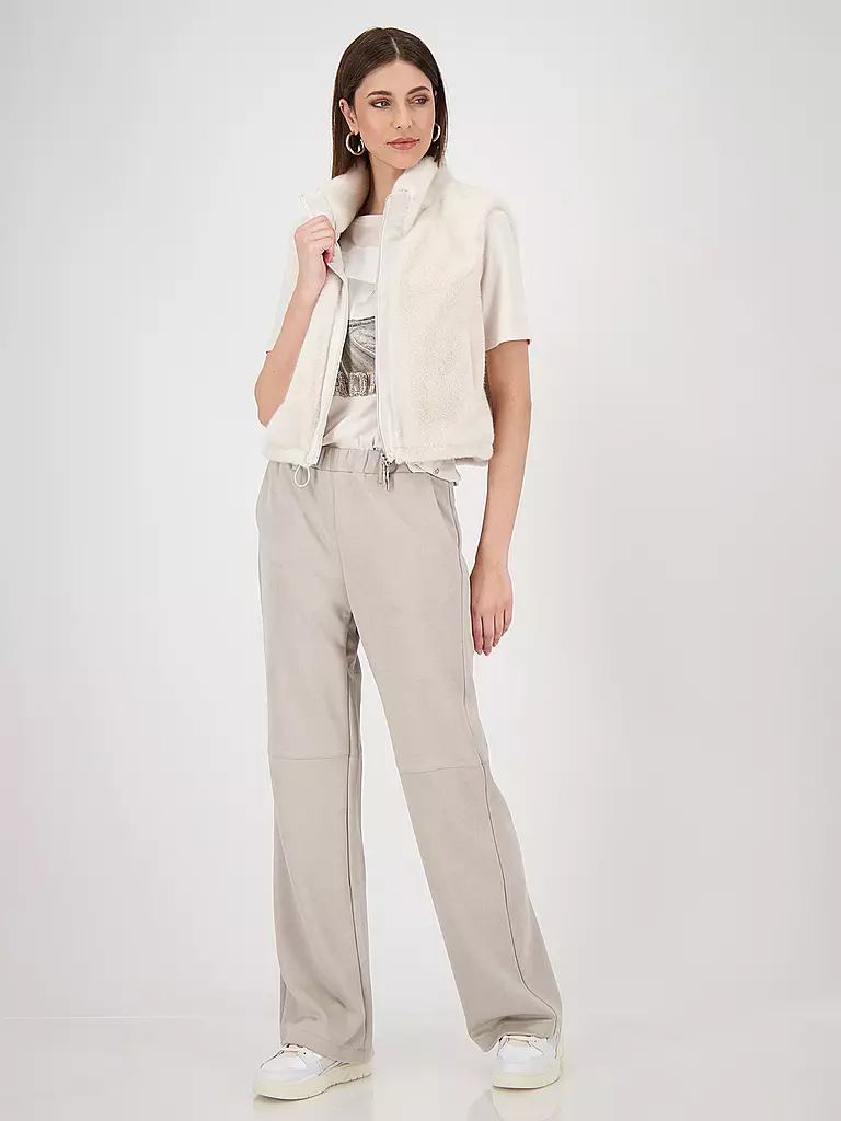 MONARI | Chaleco con aspecto de piel | Crema