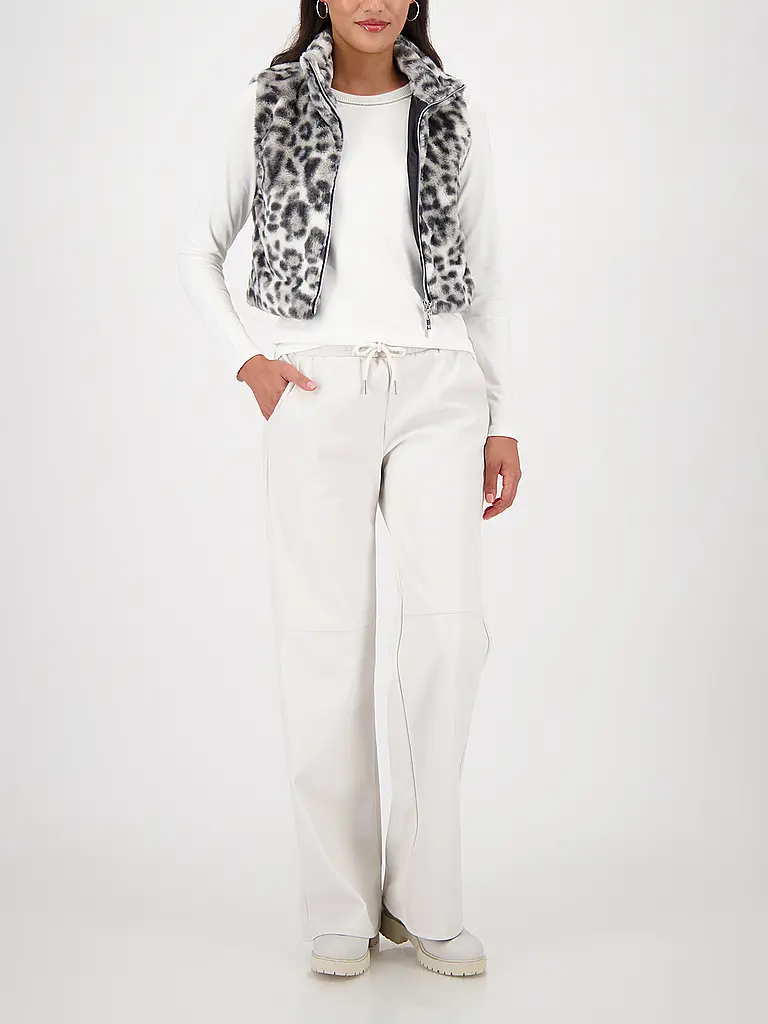 MONARI | Chaleco con aspecto de piel | Beige