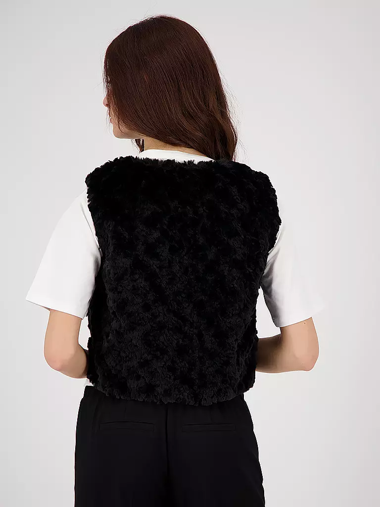 MONARI | Chaleco con aspecto de piel | 