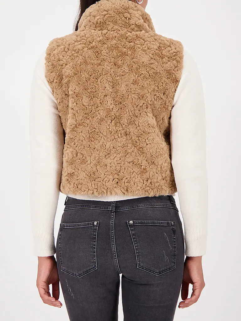 MONARI | Chaleco con aspecto de piel | 