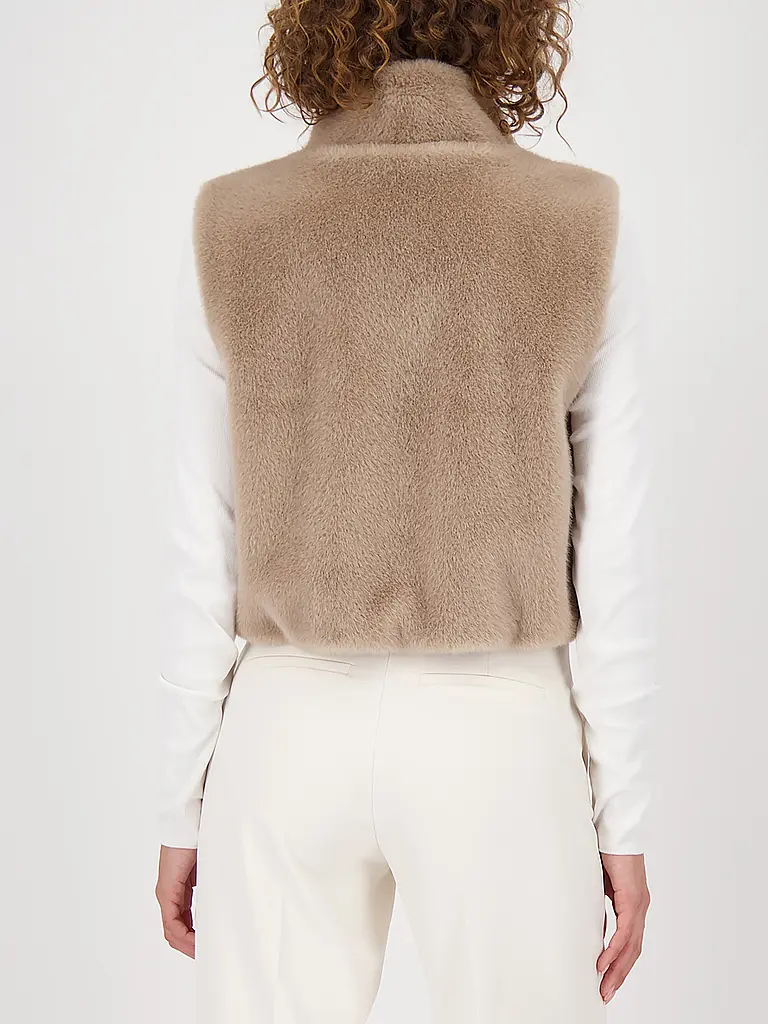 MONARI | Chaleco con aspecto de piel | beige