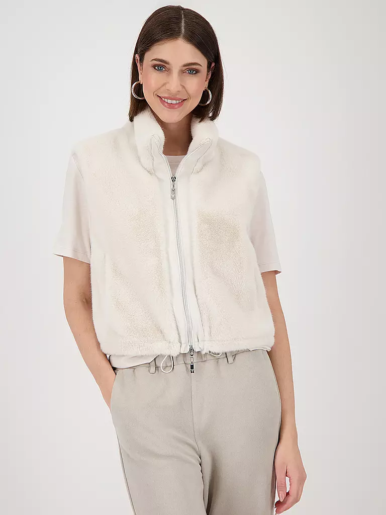 MONARI | Chaleco con aspecto de piel | 