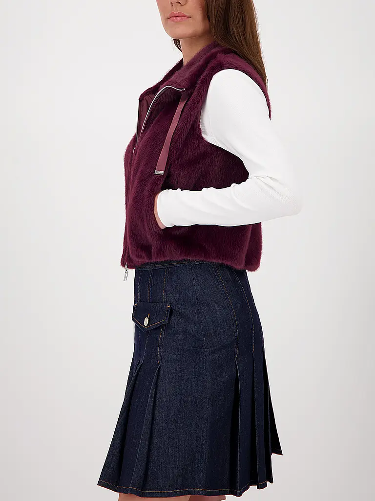 MONARI | Chaleco con aspecto de piel | 