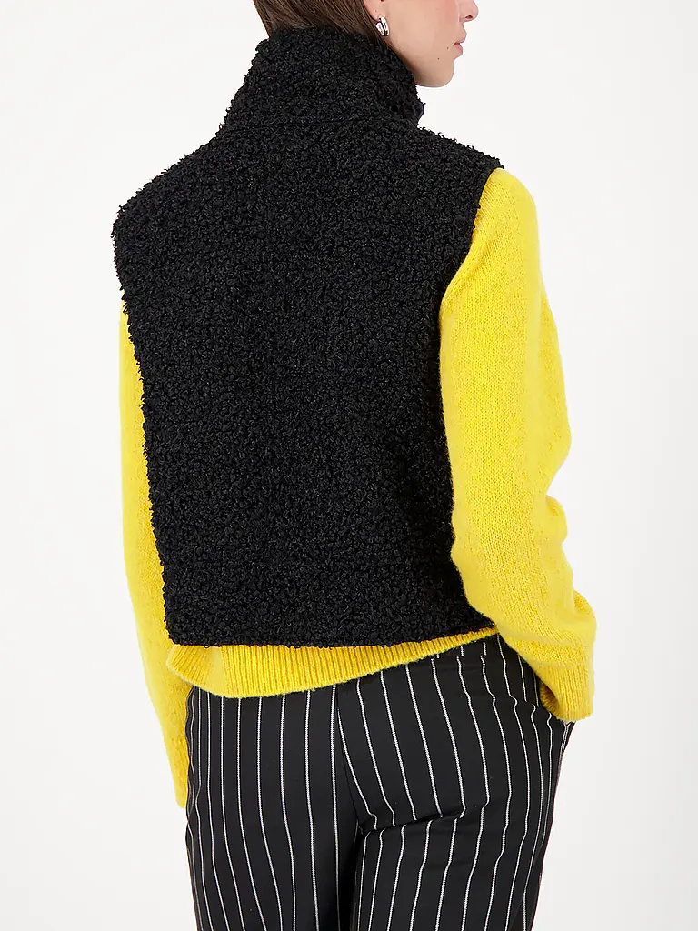 MONARI | Chaleco reversible con aspecto de piel | 