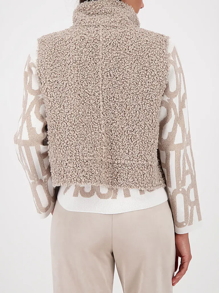 MONARI | Chaleco reversible con aspecto de piel | 