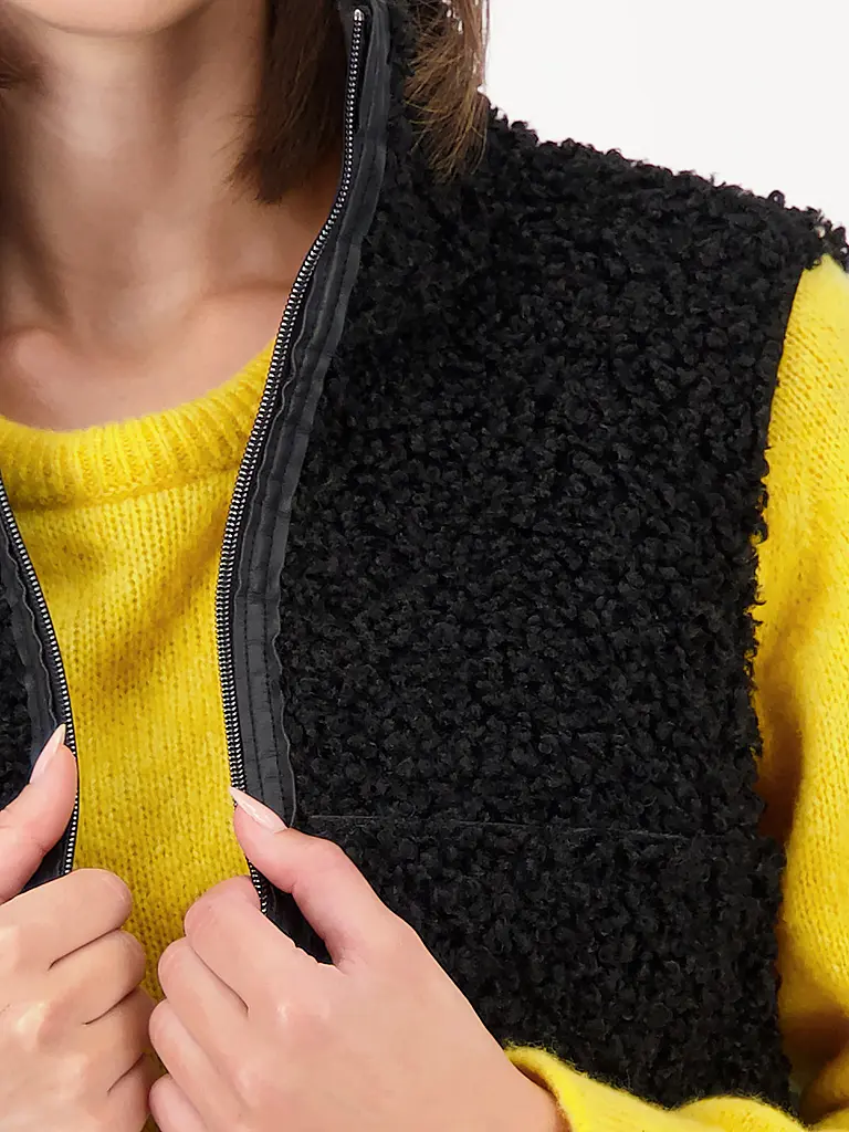MONARI | Chaleco reversible con aspecto de piel | 
