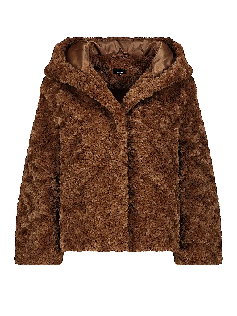 MONARI | Chaqueta con aspecto de piel | Marrón