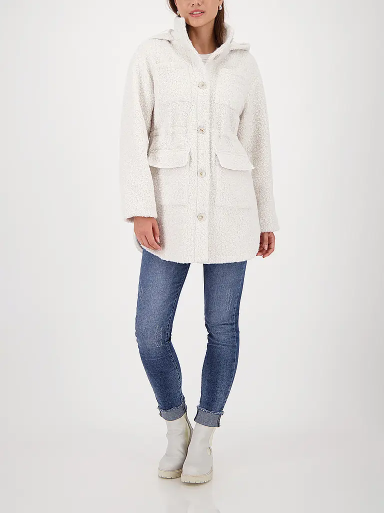 MONARI | Chaqueta con aspecto de piel | Crema