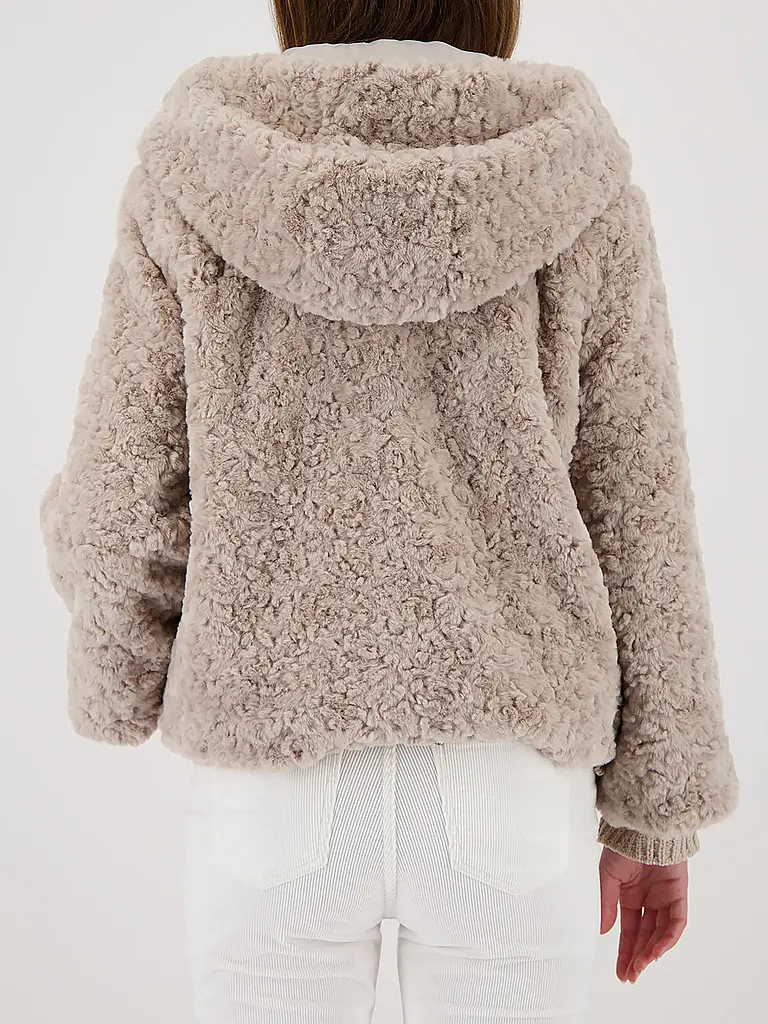 MONARI | Chaqueta con aspecto de piel | Beige