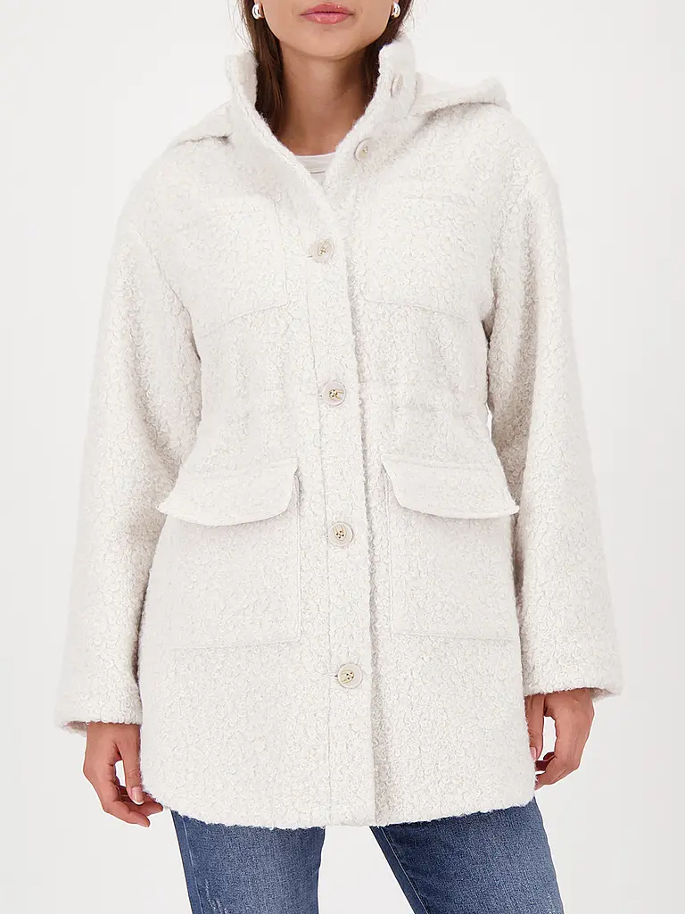 MONARI | Chaqueta con aspecto de piel | Crema